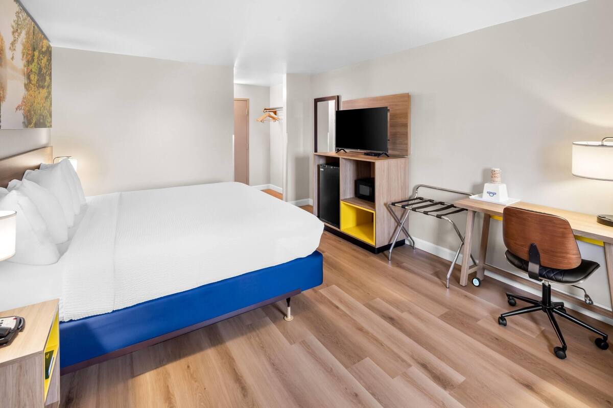 Standard Room, 1 King Bed | Desk, laptop workspace, blackout drapes, iron/ironing board