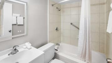 Room, 2 Double Beds | Bathroom