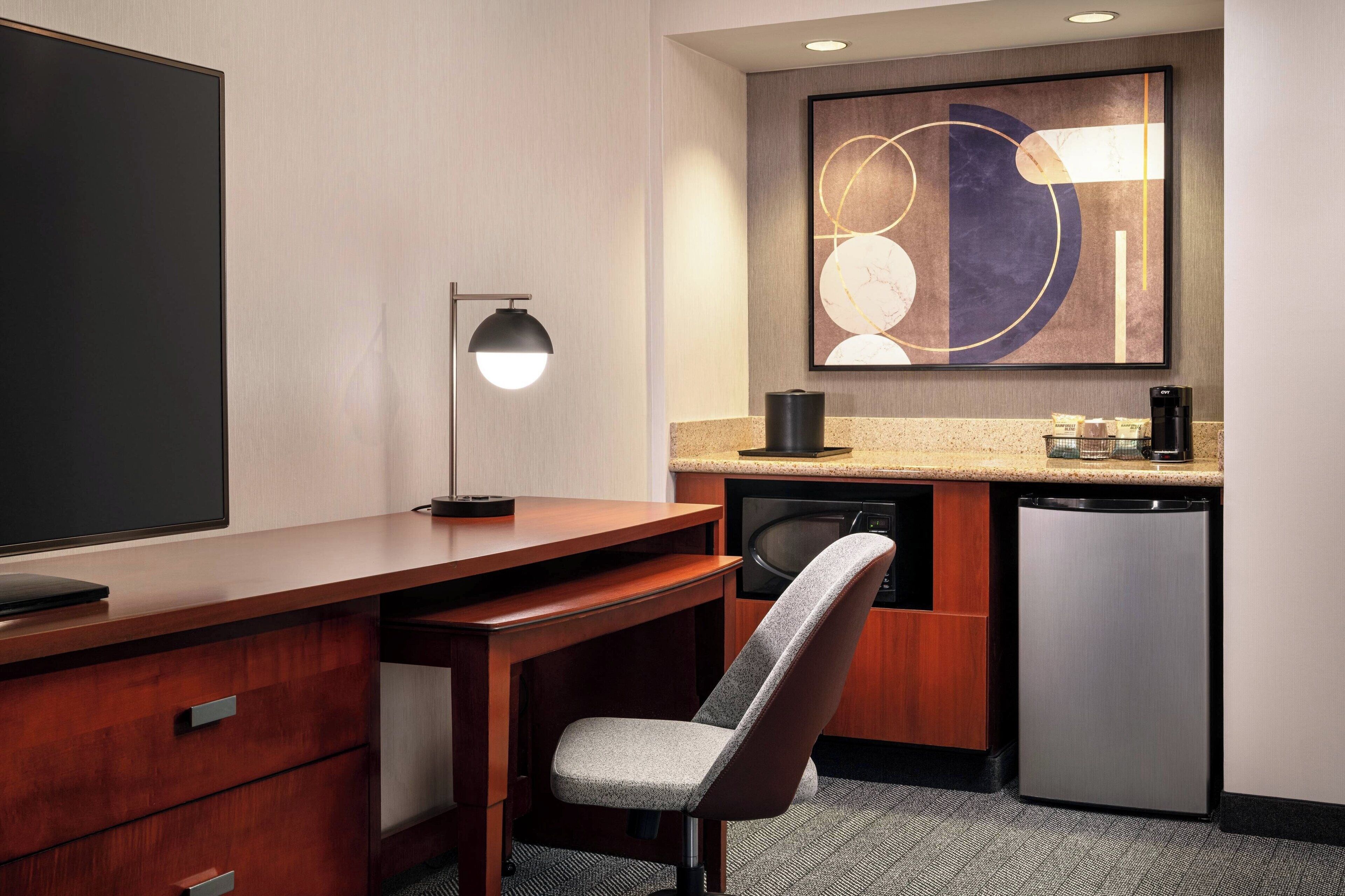 premium bedding, in-room safe, desk, iron/ironing board