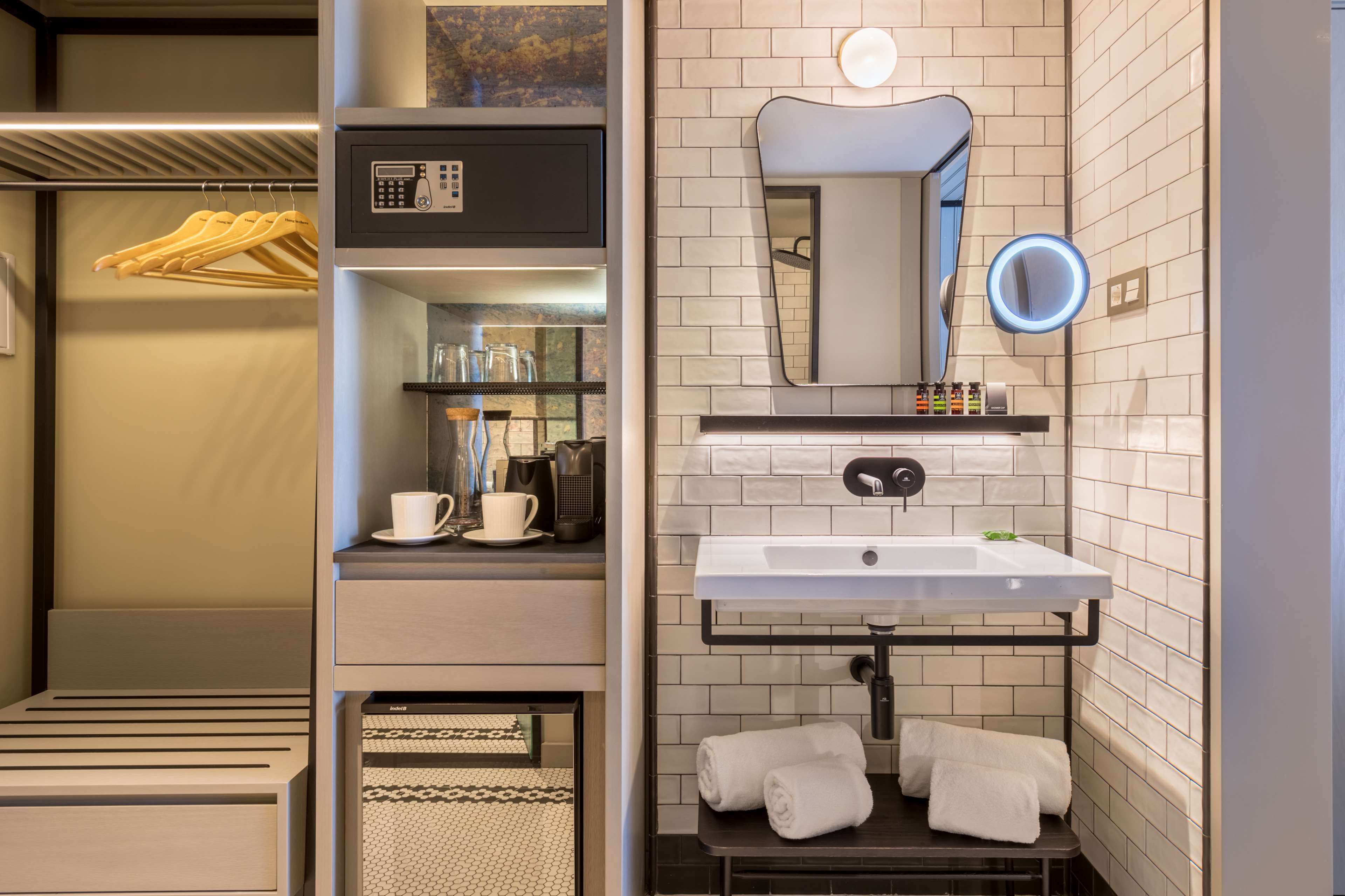 shower, eco-friendly toiletries, hair dryer, bidet