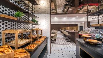 Daily buffet breakfast (EUR 25 per person)