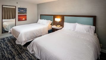 Room, 2 Queen Beds, Non Smoking | Desk, blackout drapes, iron/ironing board, free WiFi