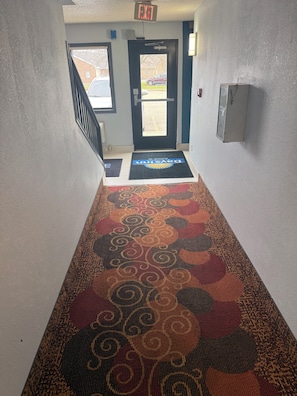 Interior entrance