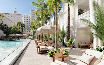 Bungalow at The Pool Two-Story | Terrace/patio at Delano Miami Beach