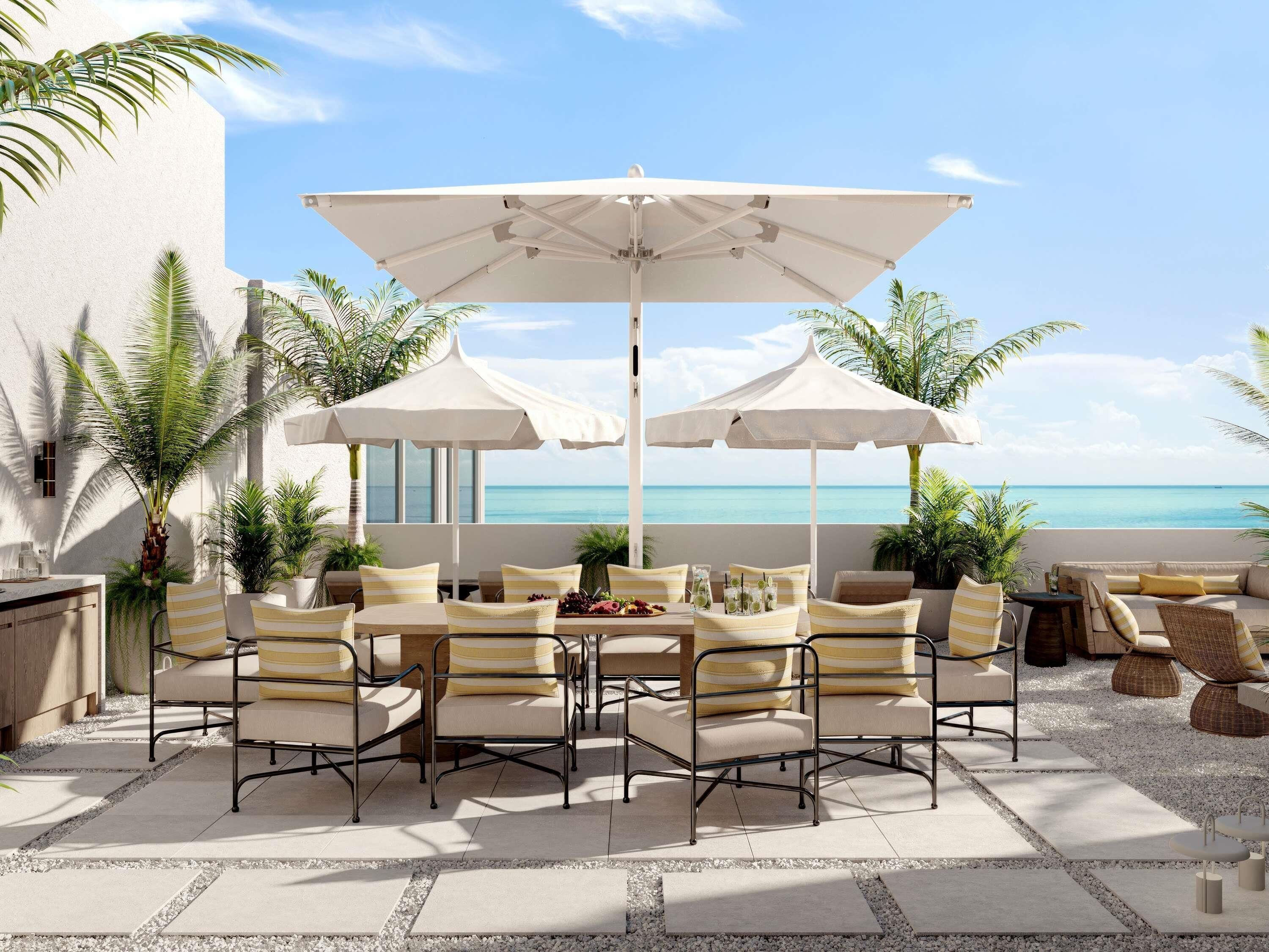 Penthouse, 1 chambre, terrasse (Ocean) | Literie de qualité supérieure, couette en duvet d'oie, minibar