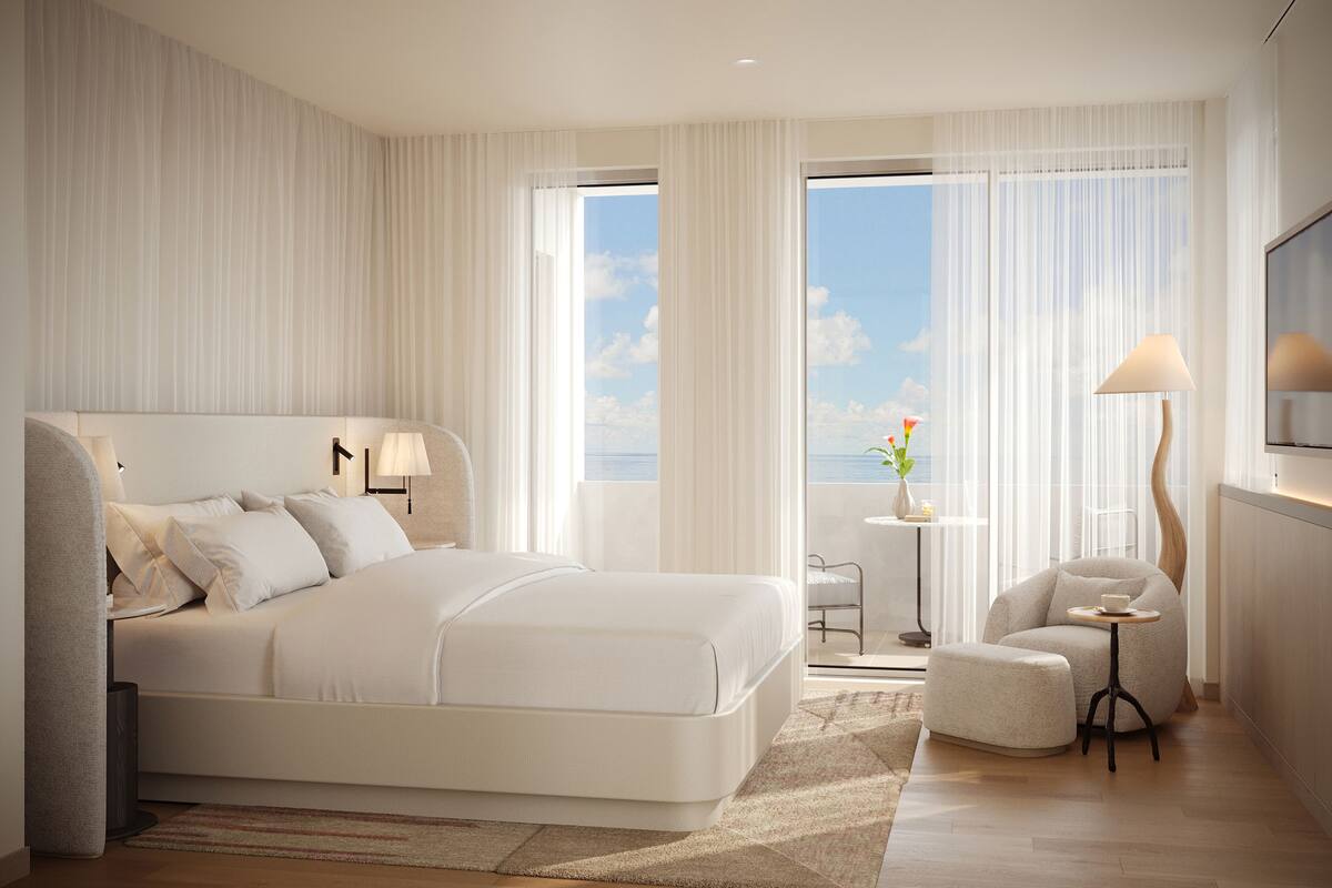 Suite, 1 chambre, terrasse (Ocean) | Literie de qualité supérieure, couette en duvet d'oie, minibar