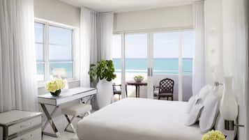 Premium bedding, down duvets, minibar, in-room safe