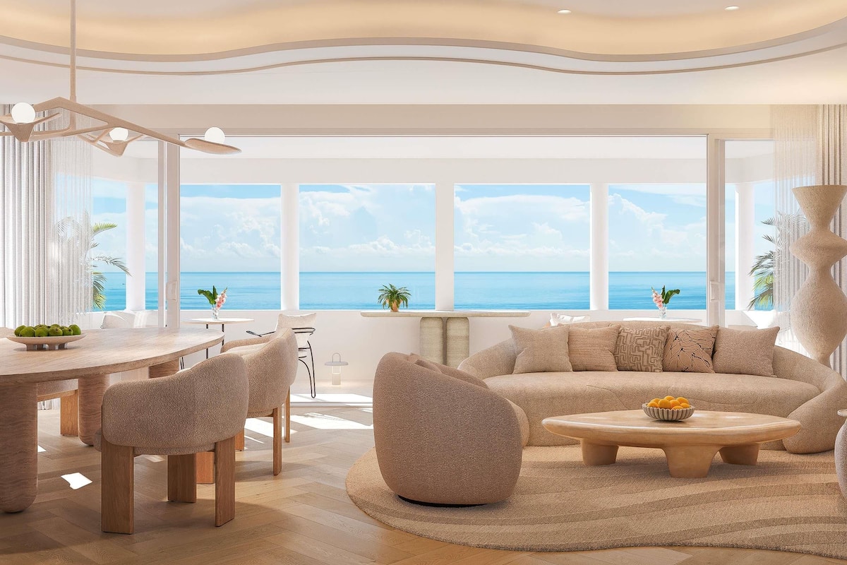 Ocean View Penthouse | Premium bedding, down comforters, minibar, in-room safe