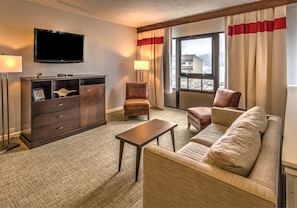 Junior Suite, Multiple Beds, Mountain View | Premium bedding, pillow-top beds, desk, blackout curtains