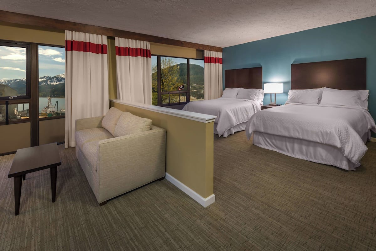 Junior Suite, Multiple Beds, Mountain View | Premium bedding, pillowtop beds, desk, blackout drapes