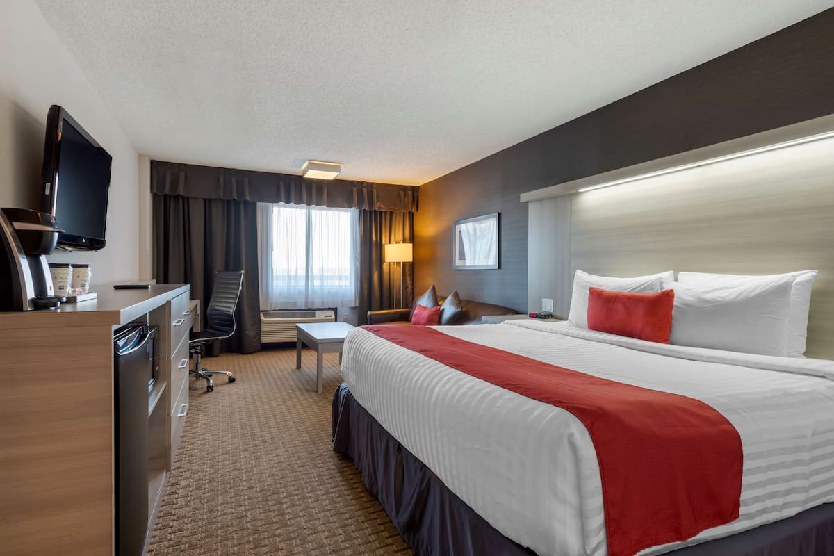 Standard Room, 1 King Bed, Non Smoking, Refrigerator & Microwave (with Sofabed) | Premium bedding, pillowtop beds, in-room safe, desk