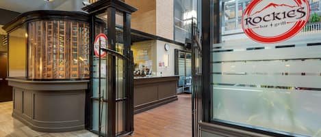 Breakfast, lunch and dinner served