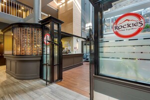 Breakfast, lunch and dinner served