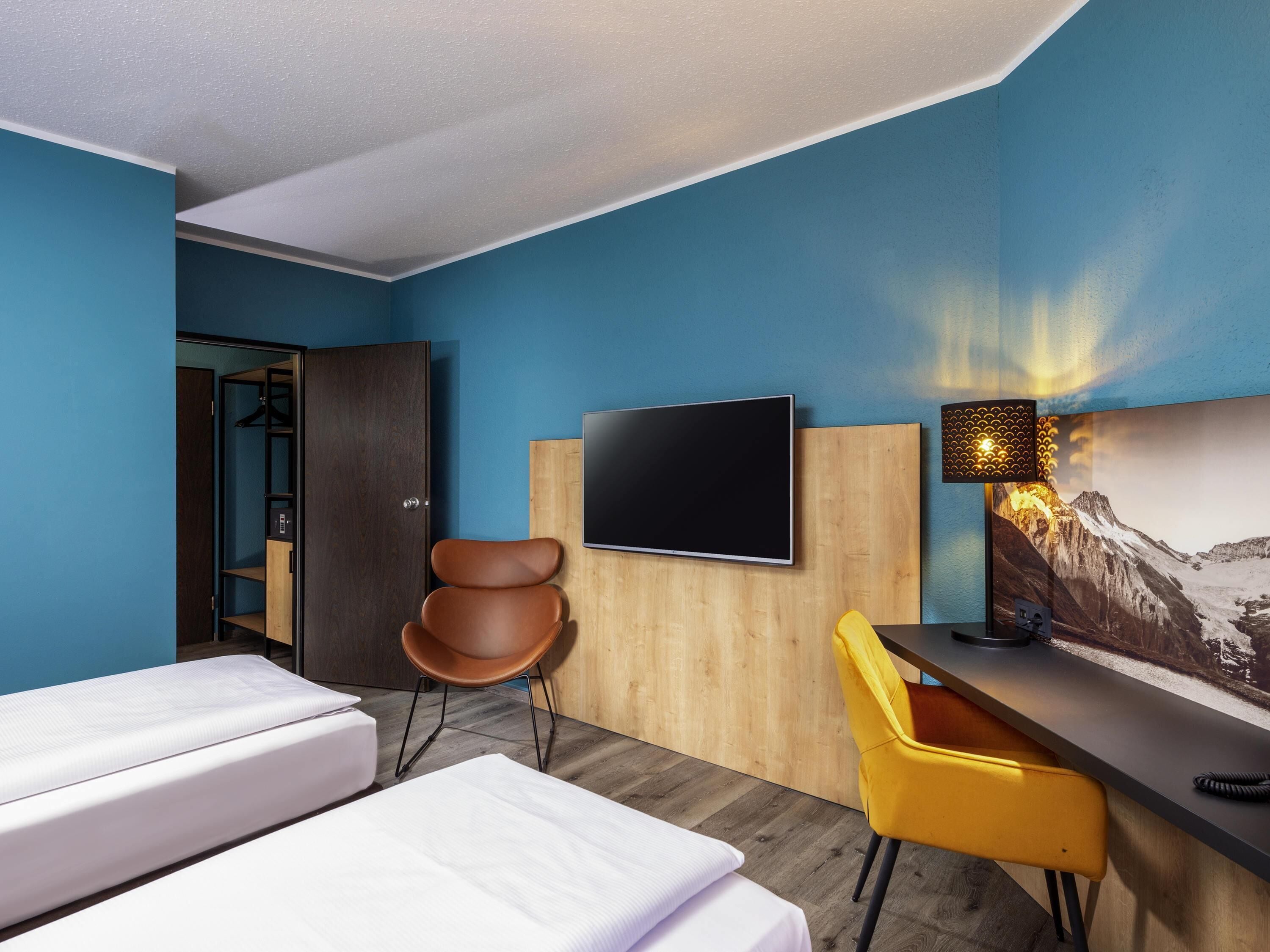 Chambre Standard, 2 lits une place