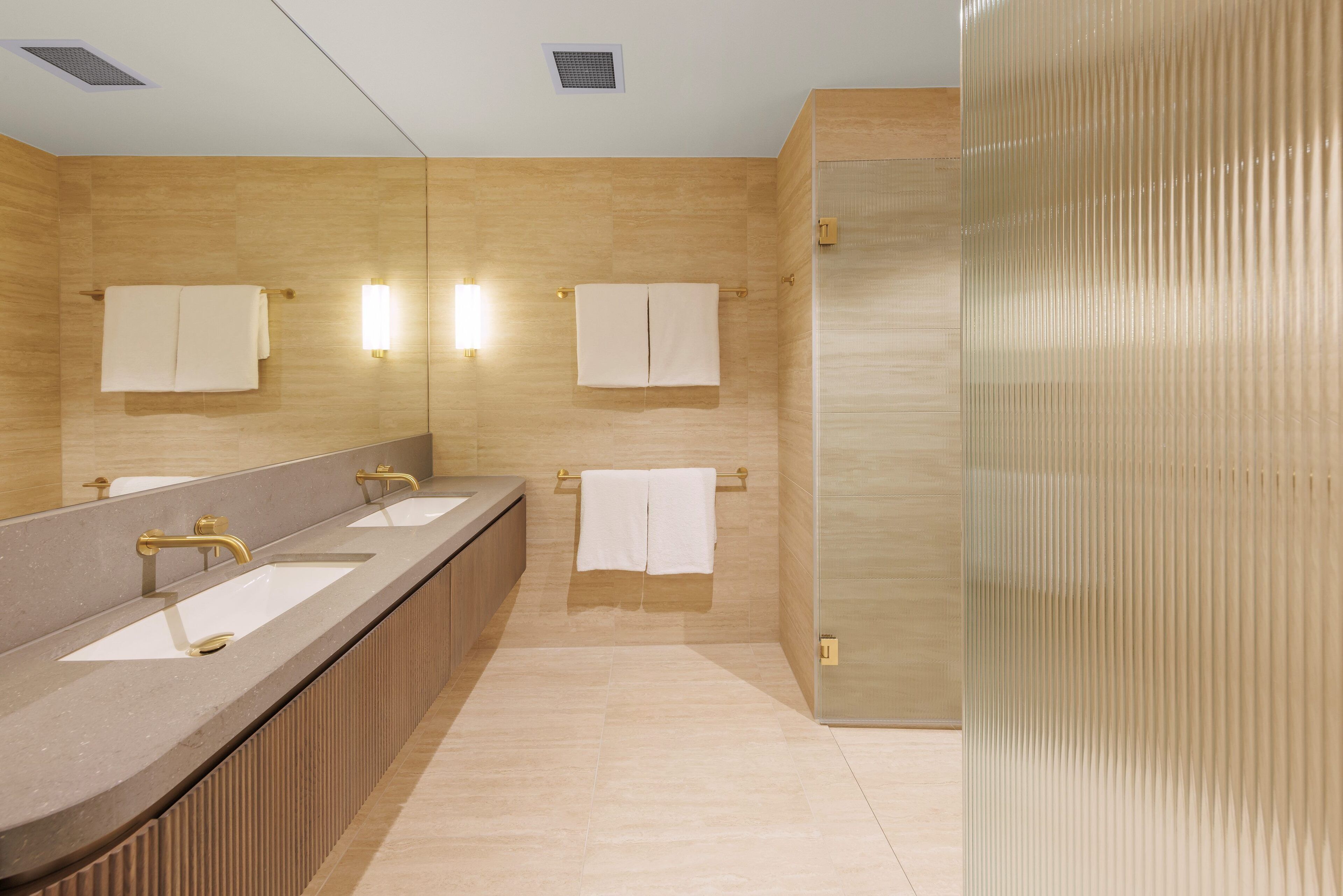 free toiletries, hair dryer, towels, soap