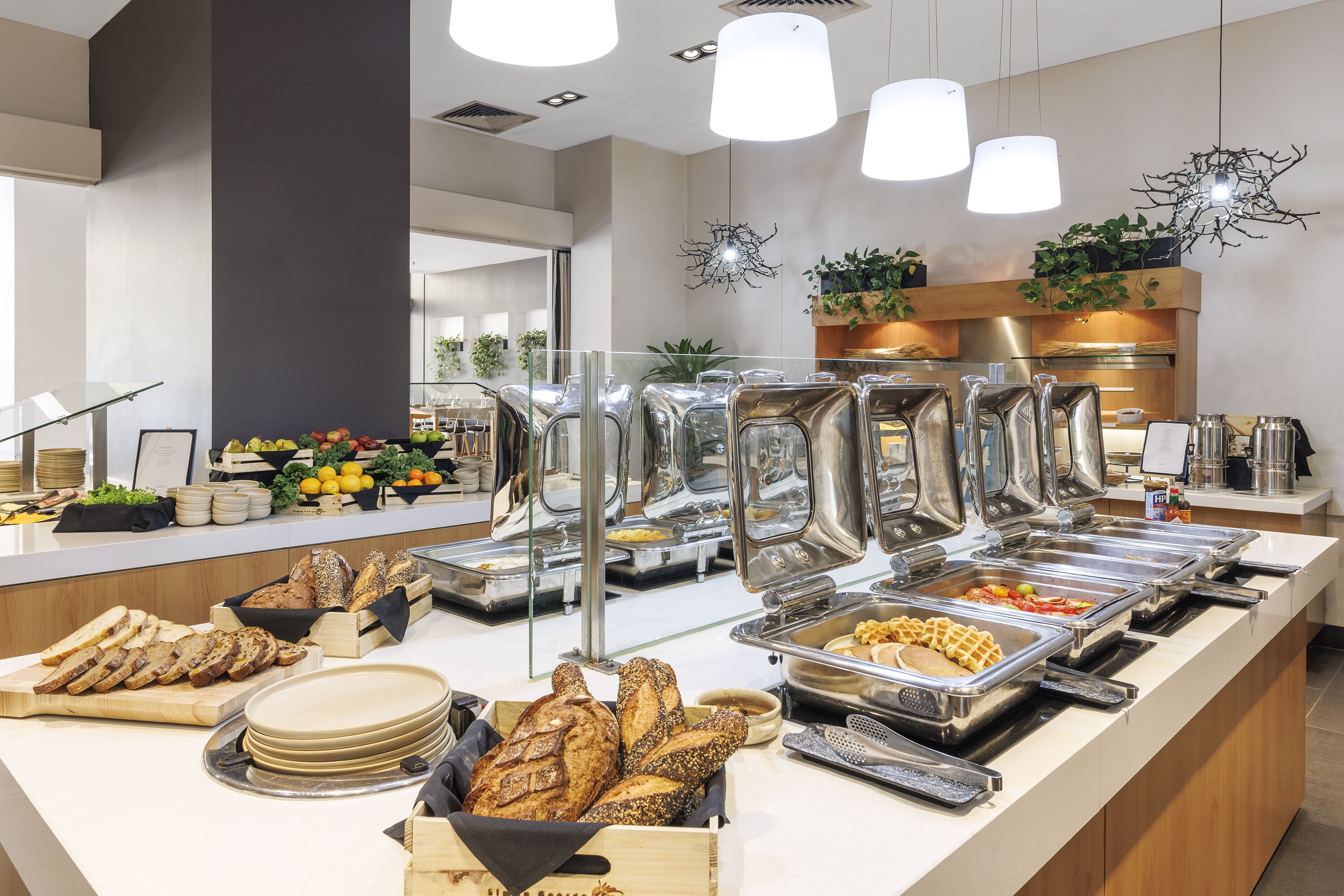 daily buffet breakfast (aud 38 per person)