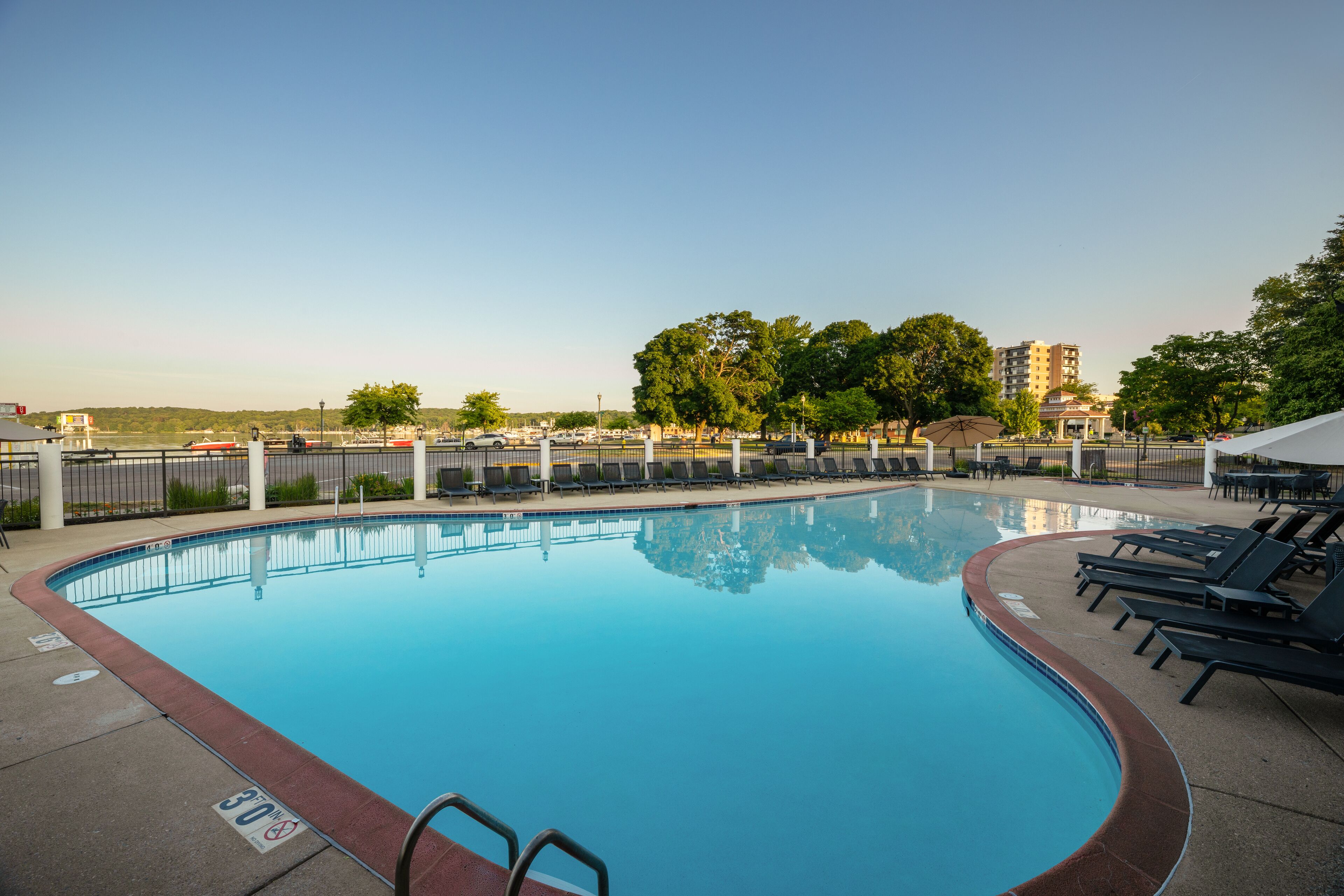 Indoor pool, outdoor pool