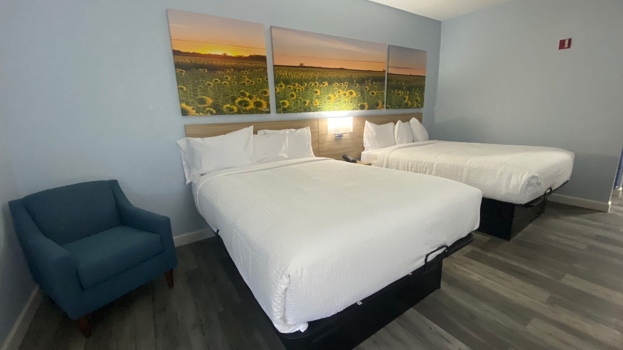 Room, 2 Queen Beds, Non Smoking | Iron/ironing board, free WiFi