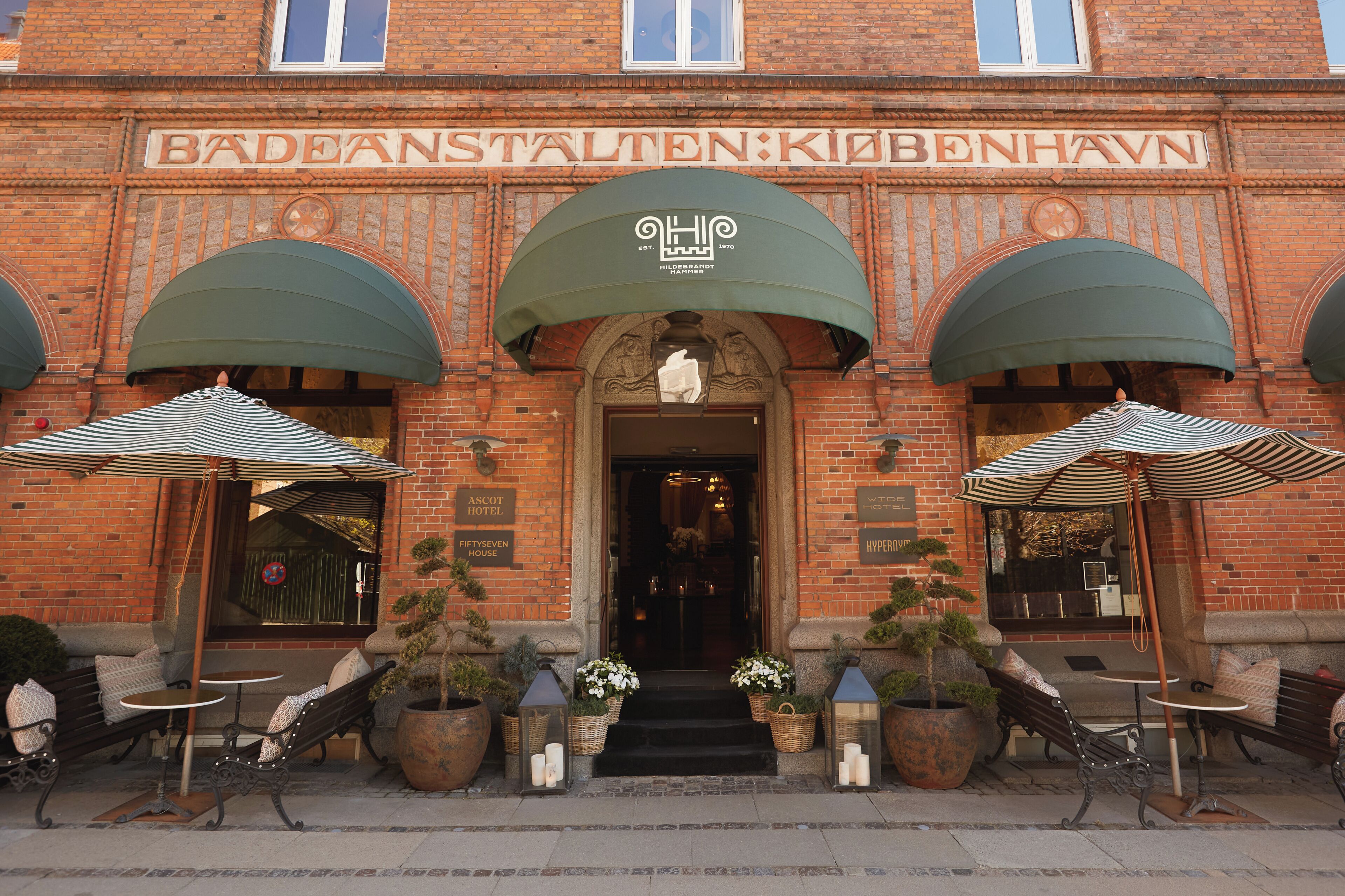 Overnatningsstedets facade