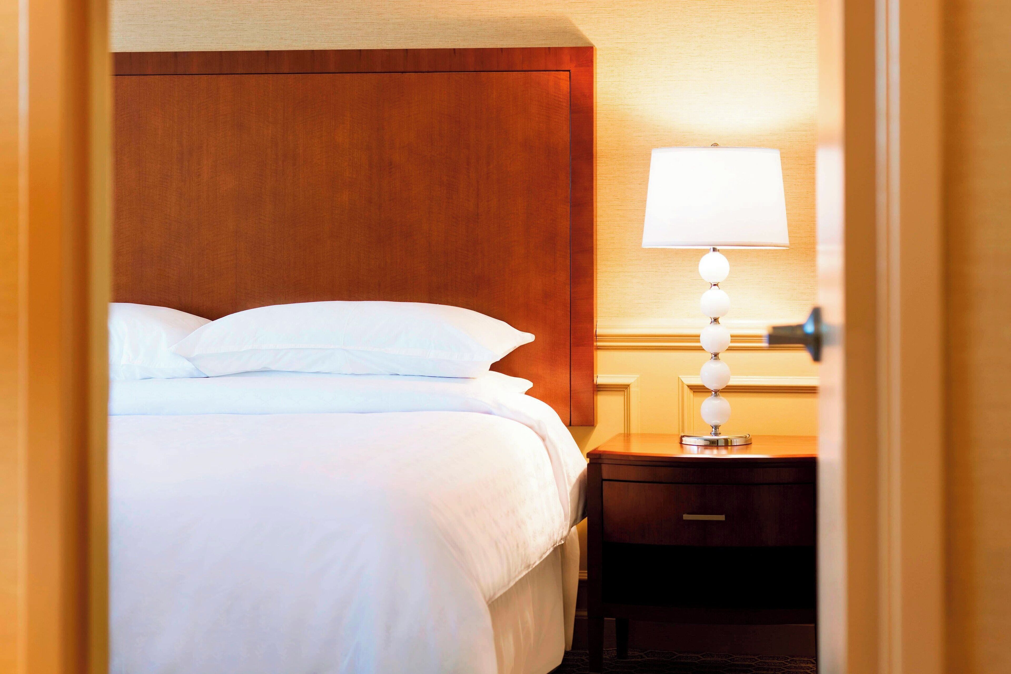 down duvets, desk, blackout curtains, iron/ironing board