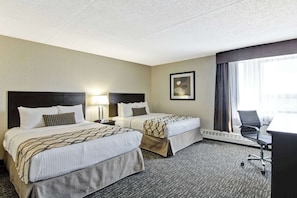 Premium bedding, Select Comfort beds, individually furnished, desk