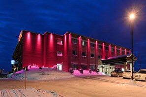 Front of property – evening/night