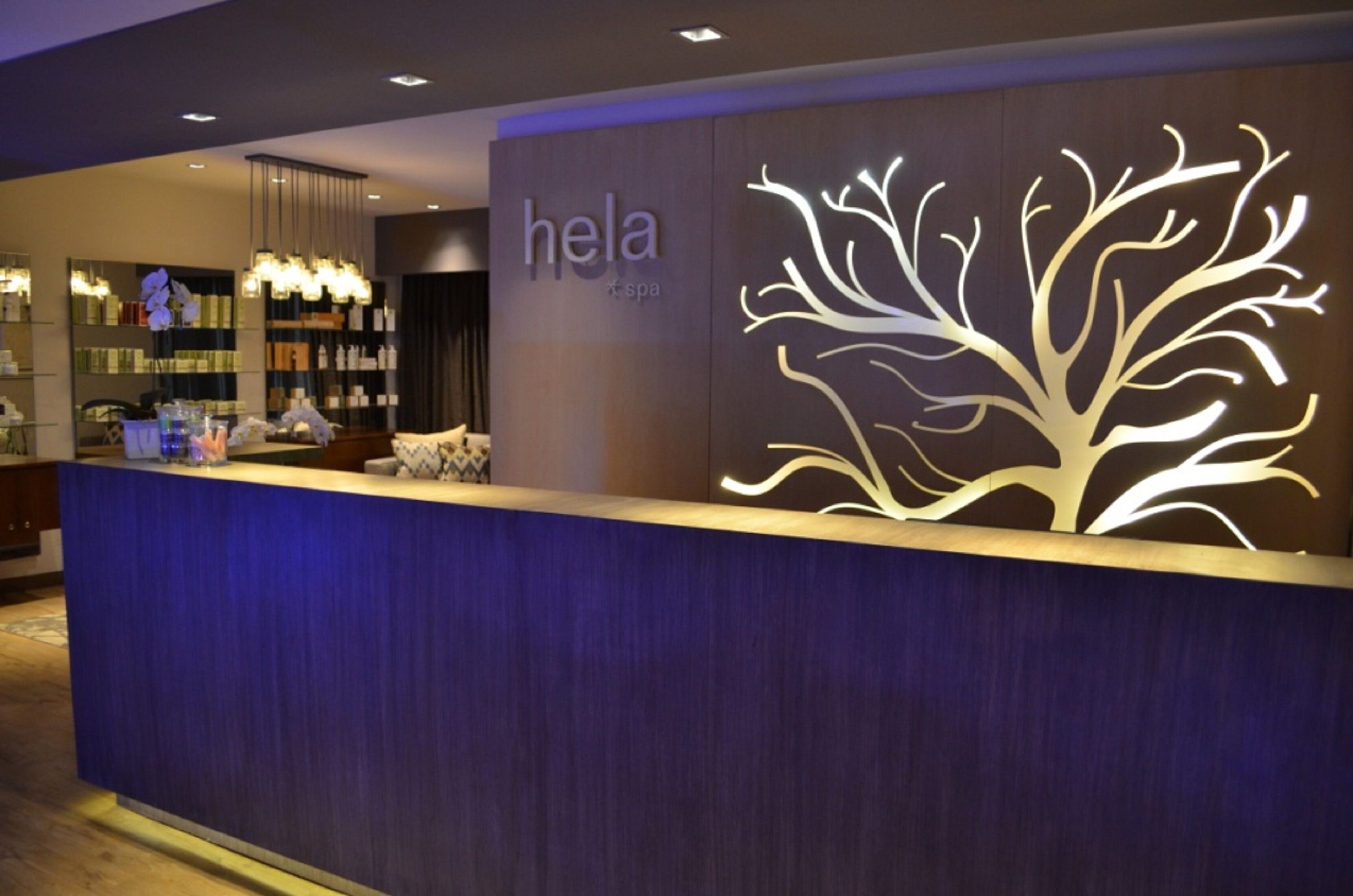 Recepción del spa