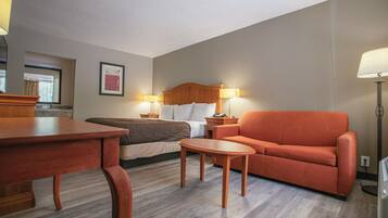 Room, 1 King Bed, Smoking | Desk, iron/ironing board, free WiFi, bed sheets