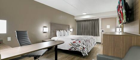 Habitación superior, 1 cama King size (Smoke Free) | Caja de seguridad en la habitación y escritorio