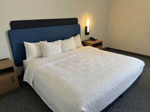 Hypo-allergenic bedding, down comforters, in-room safe, blackout drapes