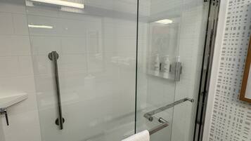 Free toiletries, hair dryer, towels, soap