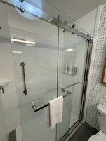 Free toiletries, hair dryer, towels, soap