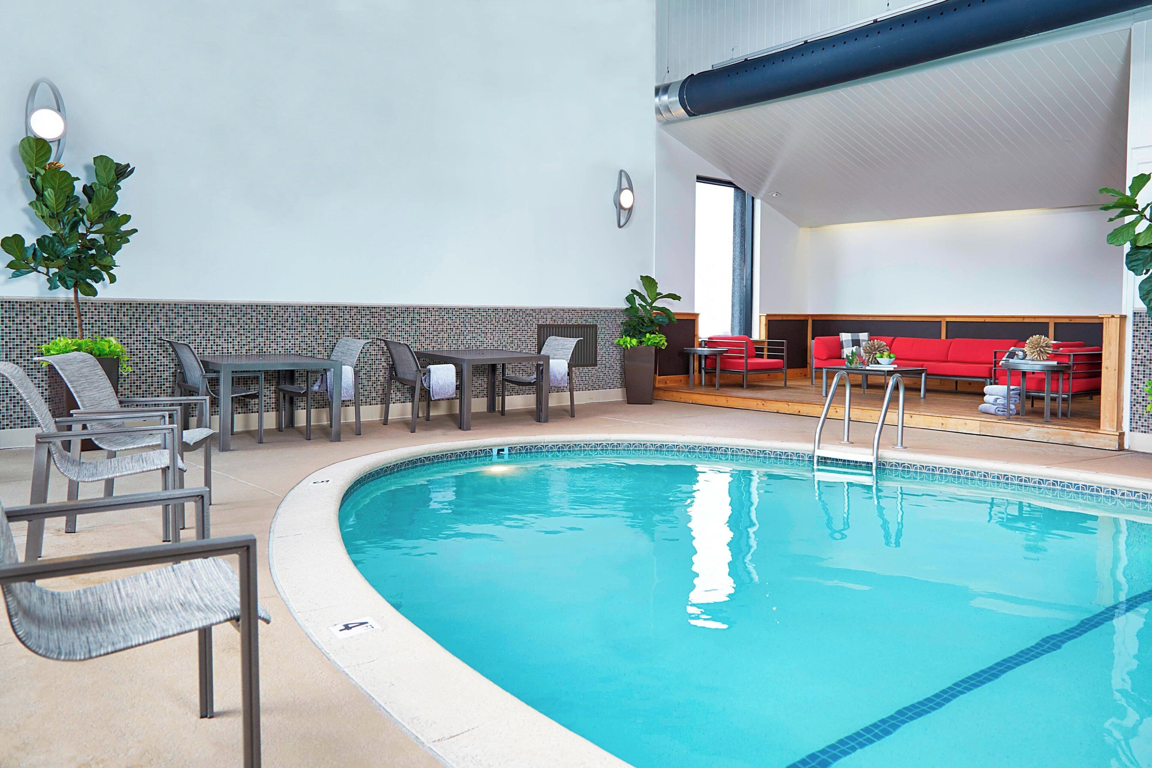 indoor pool, seasonal outdoor pool