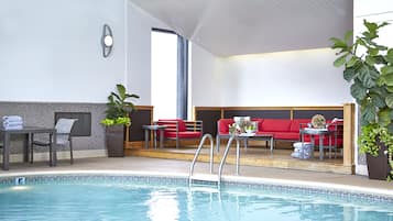 Indoor pool, seasonal outdoor pool