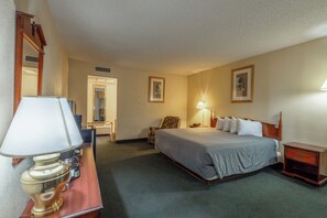 Room, 1 King Bed, Non Smoking | Desk, iron/ironing board, free WiFi, bed sheets