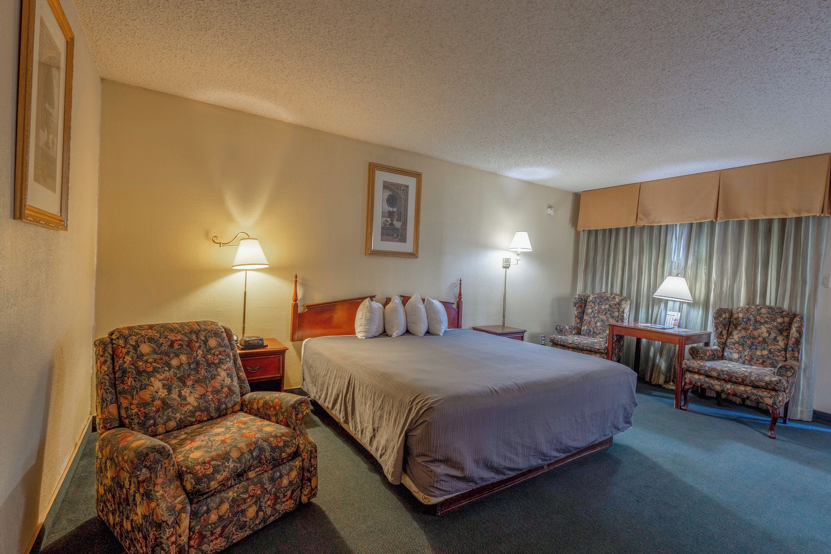 Rom, 1 kingsize-seng, ikke-røyk | Skrivebord, strykejern/-brett, wi-fi (inkludert) og sengetøy