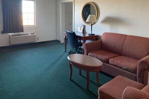 Suite, 1 King Bed, Accessible, Non Smoking | Desk, free cots/infant beds, rollaway beds, free WiFi