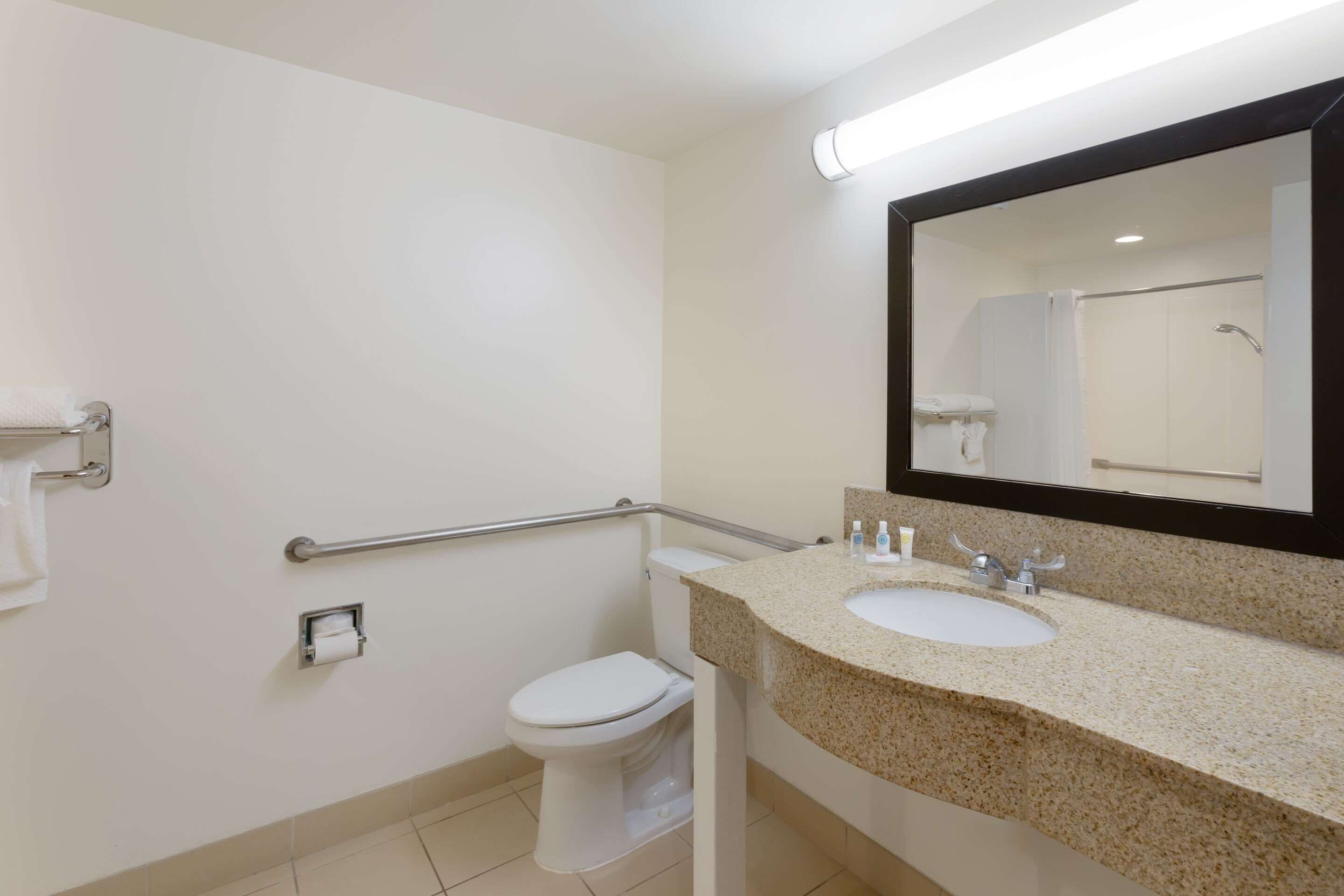 room, 2 queen beds, accessible, non smoking | bathroom | free toiletries, hair dryer, towels, soap