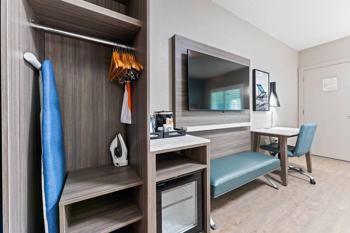 Room, 2 Queen Beds, Non Smoking | Premium bedding, desk, blackout curtains, iron/ironing board