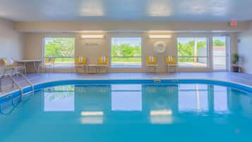 Indoor pool, a heated pool