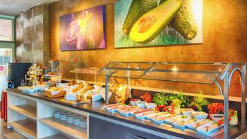 Daily buffet breakfast (EUR 24 per person)