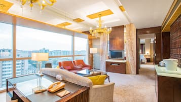 Valley Wing Diplomat Suite | Living area | LCD TV