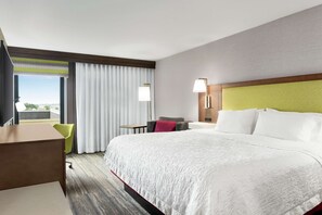 Premium bedding, individually furnished, desk, blackout drapes