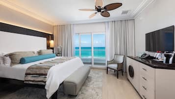 Egyptian cotton sheets, premium bedding, pillow-top beds, minibar