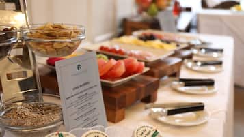 Daily English breakfast (GBP 15 per person)