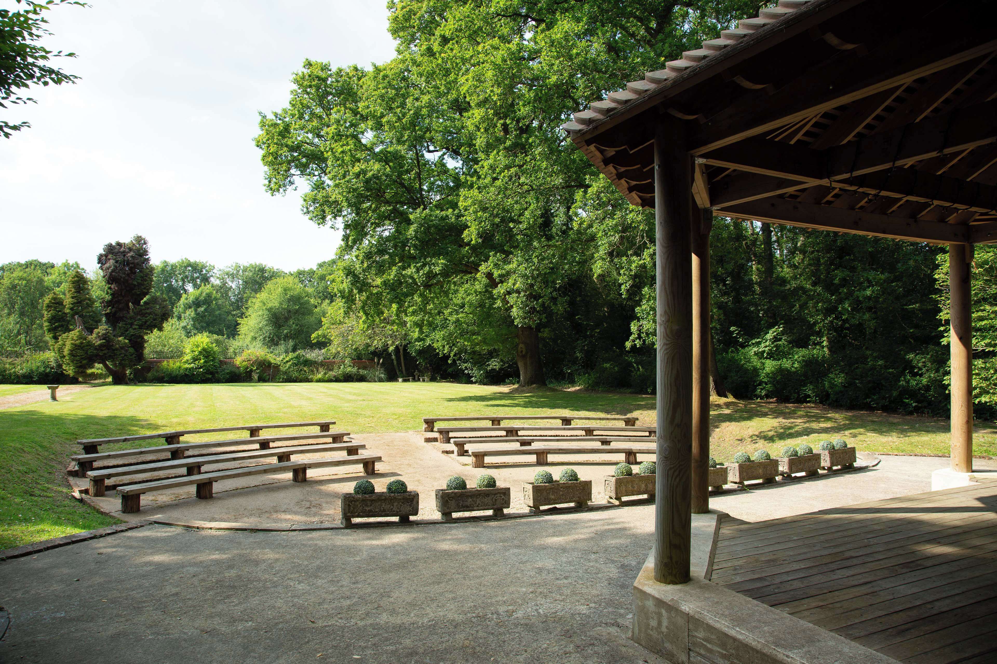 Espace mariage en plein air