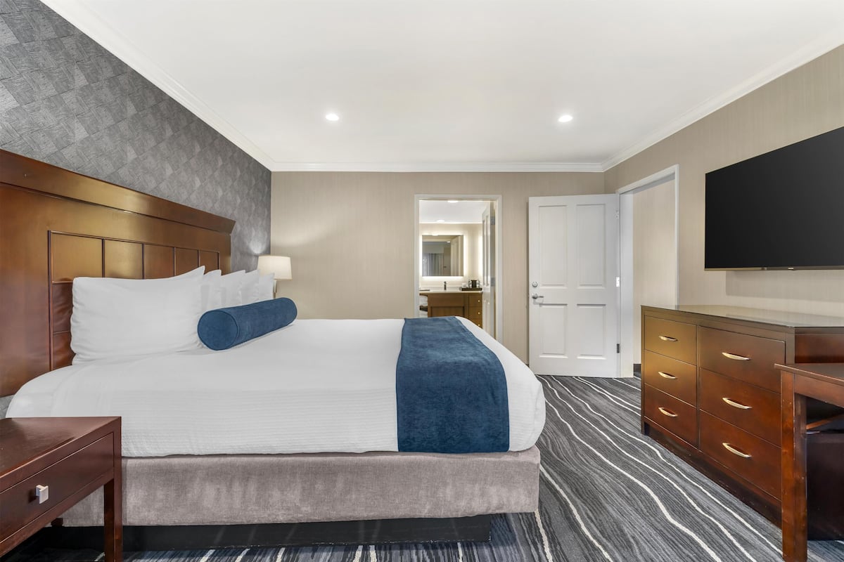 Suite, 1 trÚs grand lit, non-fumeur, réfrigérateur et four à micro-ondes (with Sofabed) | Literie de qualité, coffre-fort, bureau