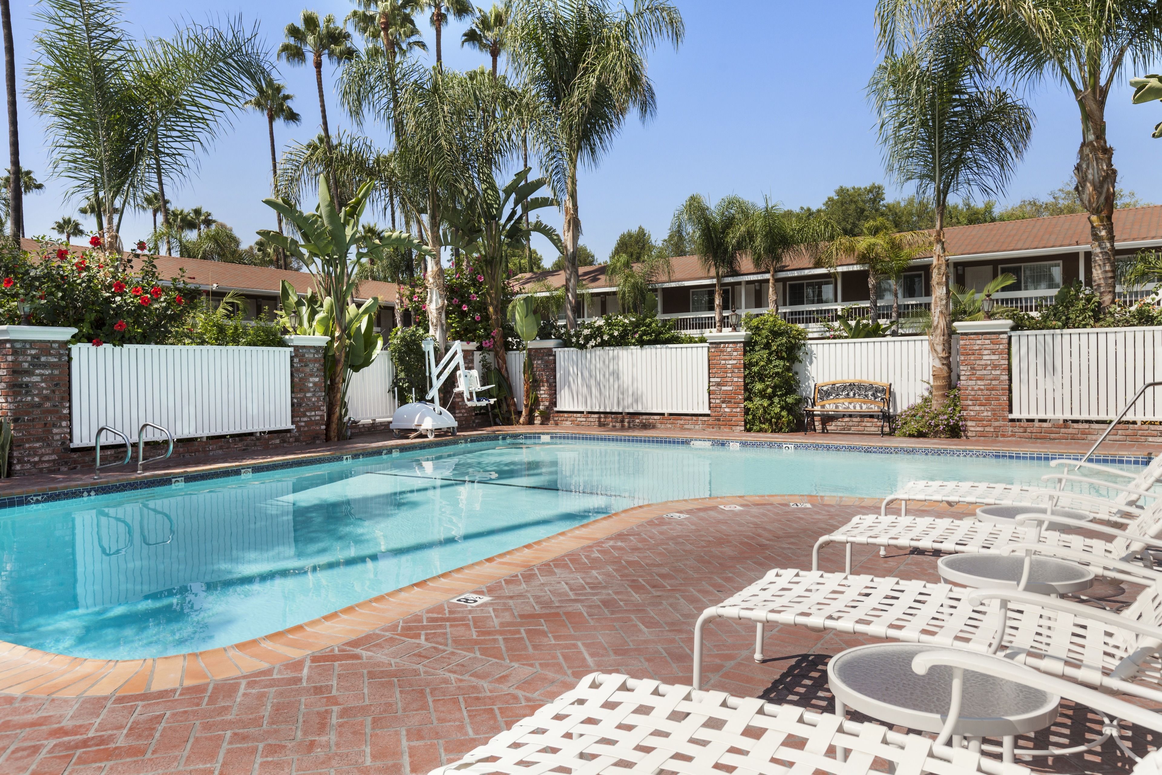 outdoor banquet area