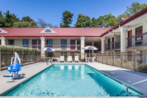 Seasonal outdoor pool