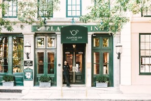 Overnatningsstedets facade